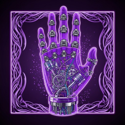 Translucent Purple Hand Free Purple Prosthetic Innovation Image - Prosthetic, Purple, Violet ...