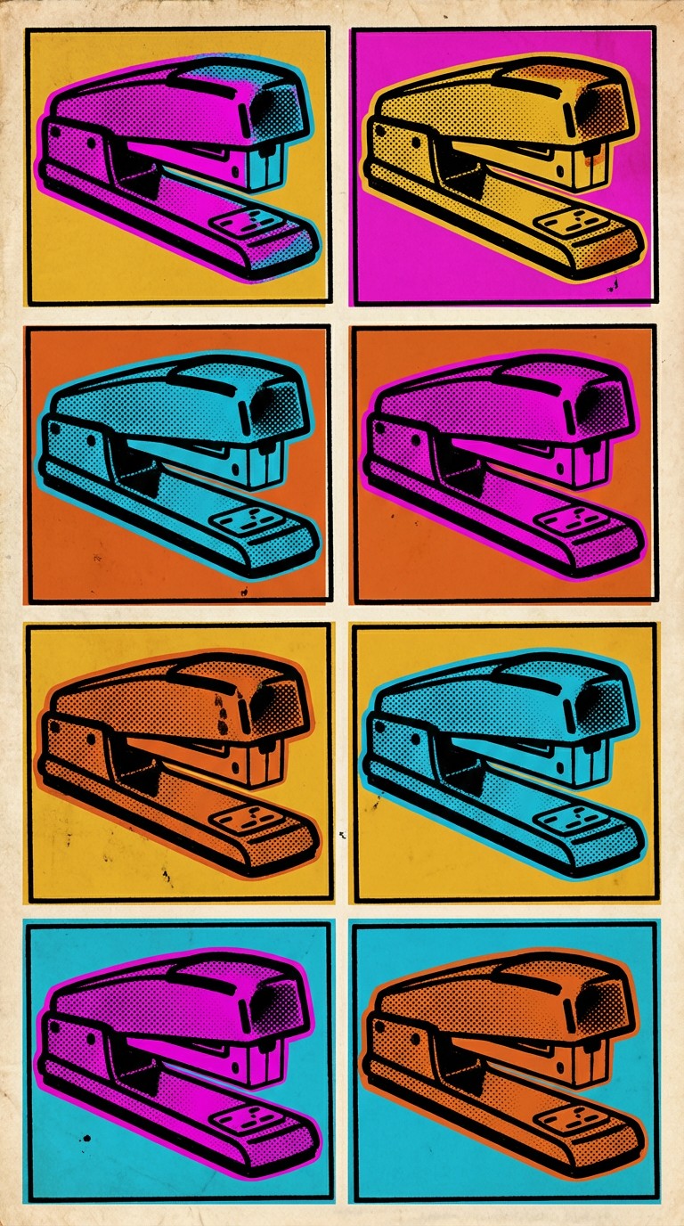 Free Pop Art Staplers Image - Stapler, Office, Pop-art | Download at ...