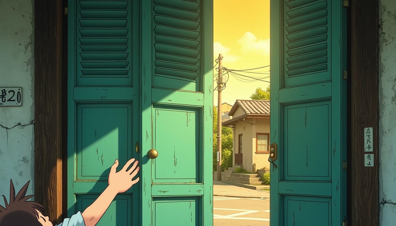 Free Sunlit Green Shutters Image - Anime, Shutters, Mint | Download at ...