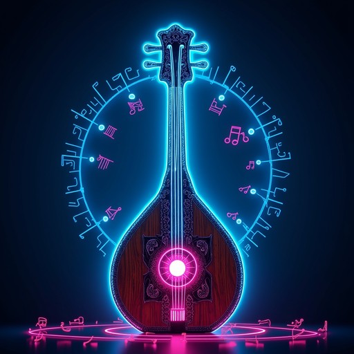 Veena Pattern Free Neon Veena Fusion Image - Veena, Neon, Cyberpunk | Download at ...