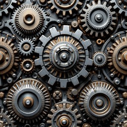 Free Interlocking Mechanical Gears Image - Gears, Mechanical ...