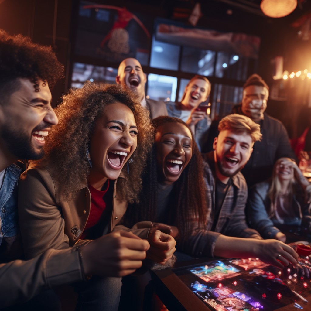 Free Joyful Group Fun Image - Friends, Laughter, Nightlife | Download ...