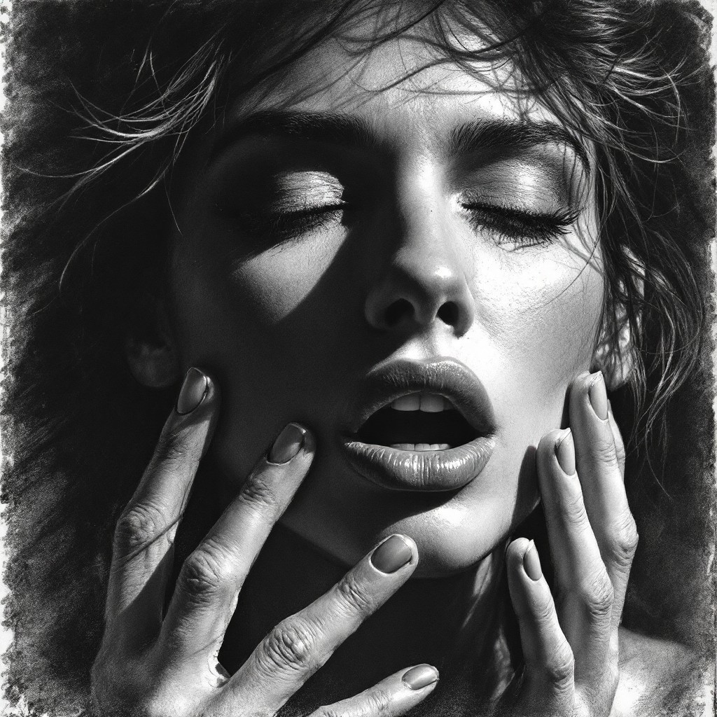 Controlling Performance Portrait Free Dramatic Performance Portrait Image - Portrait, Graphite, Sketch ...