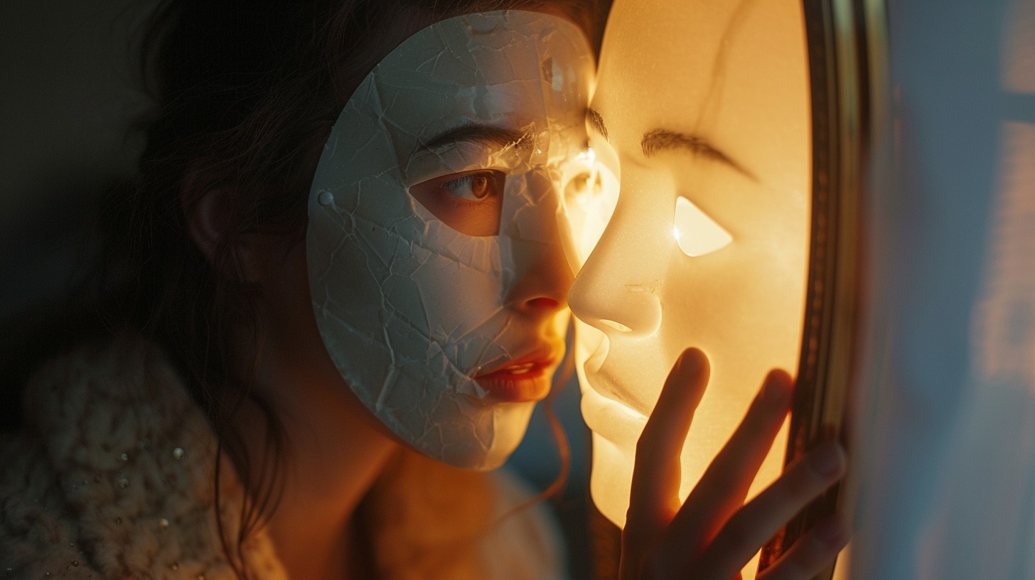 Free Reflective Mask Moment Image - Woman, Mask, Reflection | Download ...