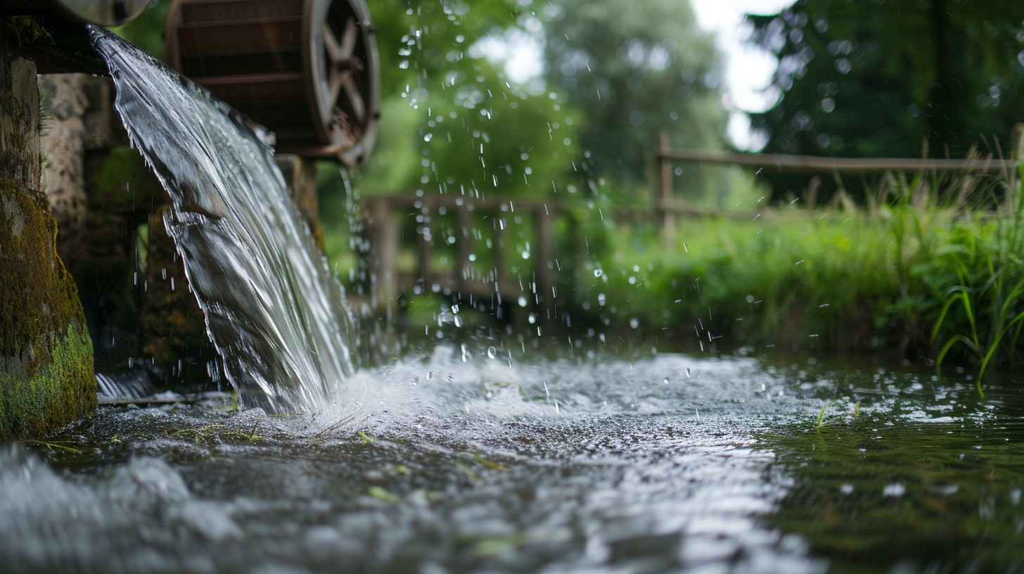 Rustic Stone Waterfall Free Rustic Waterfall Scene Image - Water, Wheel, Rural | Download at ...