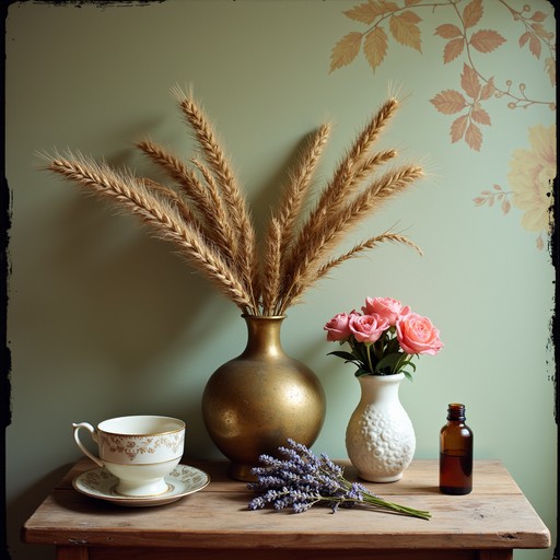 Free Vintage Botanical Tableau Image - Vintage, Botanical, Brass ...