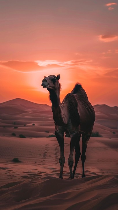 Free Desert Sunset Silhouette Image - Sunset, Desert, Silhouette ...