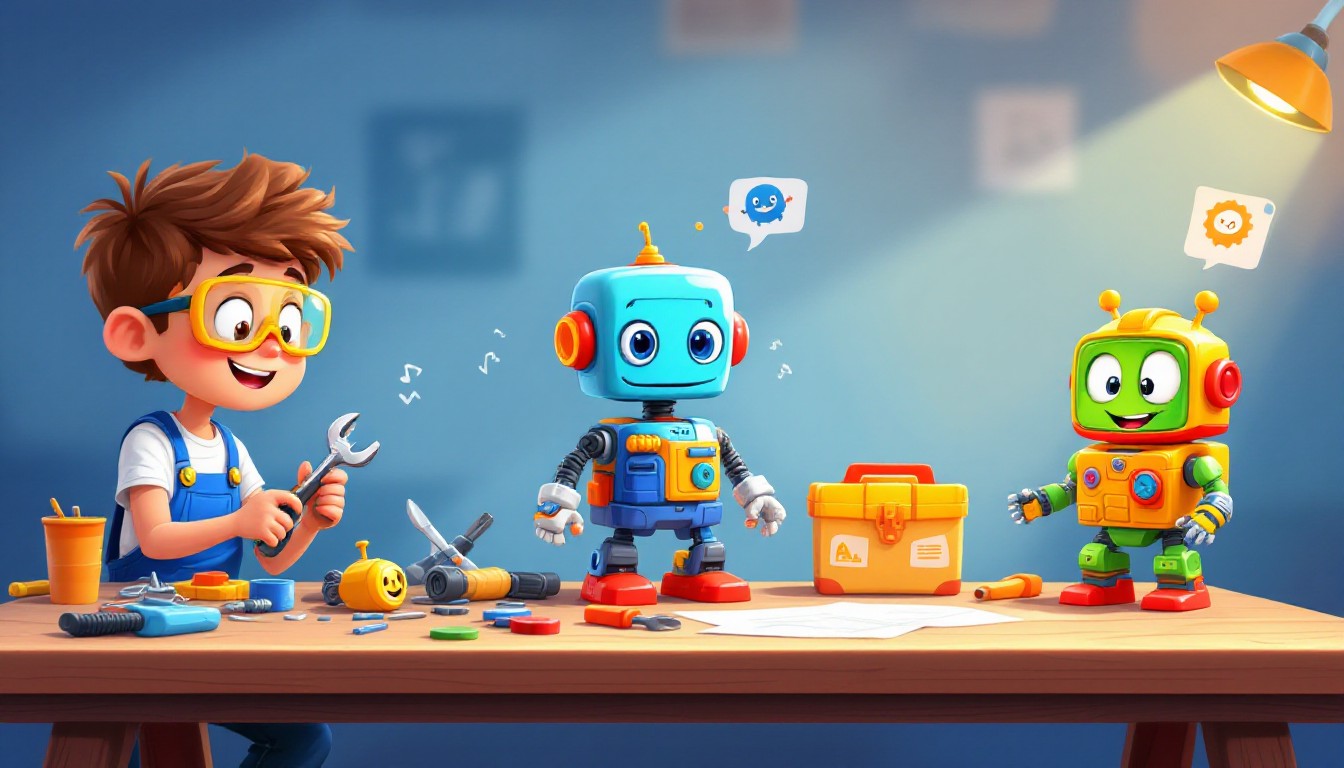 Free Playful Robot Workshop Image - Robots, Toys, Workshop | Download ...