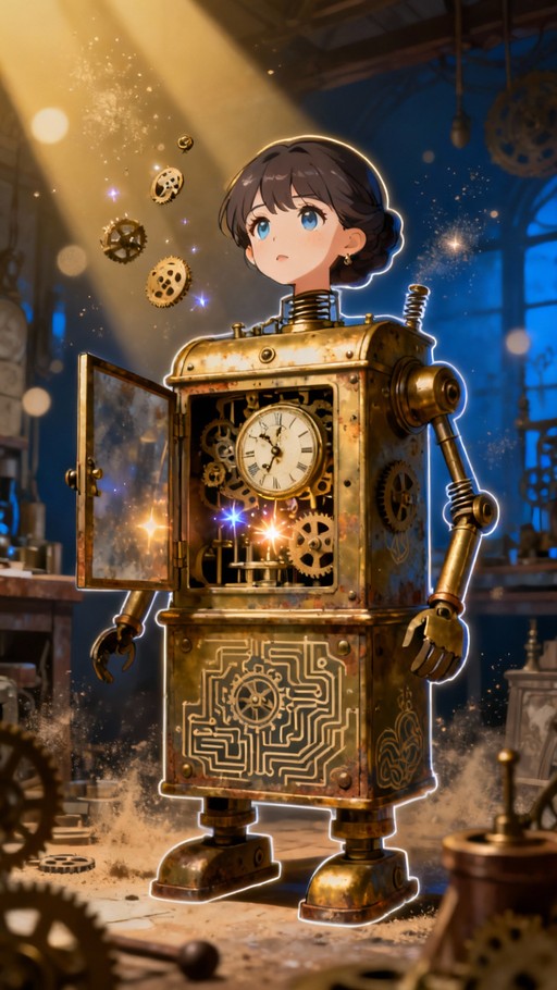 Free Mechanical Anime Awakening Photo - Automaton, Steampunk, Anime ...
