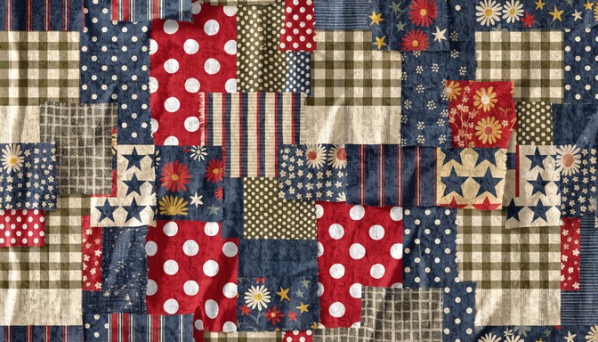 Free 1940s Americana Design Image - Vintage, 1940s, Textile | Download ...