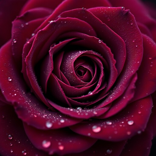 Free Magenta Rose Dewdrops Image - Rose, Magenta, Petals | Download at ...