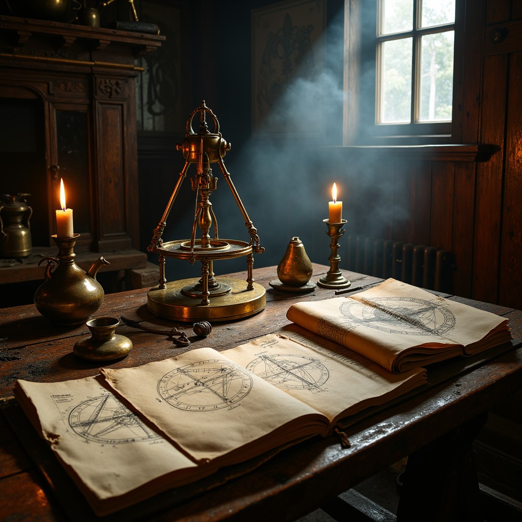 Scientists Workspace Renaissance Free Scholar's ancient workspace Image - Alchemy, Astrolabe, Workshop ...