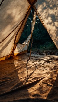 Free Tent Golden Hour Image - Tent, Camping, Sunset | Download at StockCake