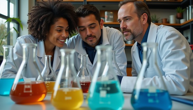 Sharing Experiments Free Science Lab Collaboration Image - Science, Students, Laboratory ...
