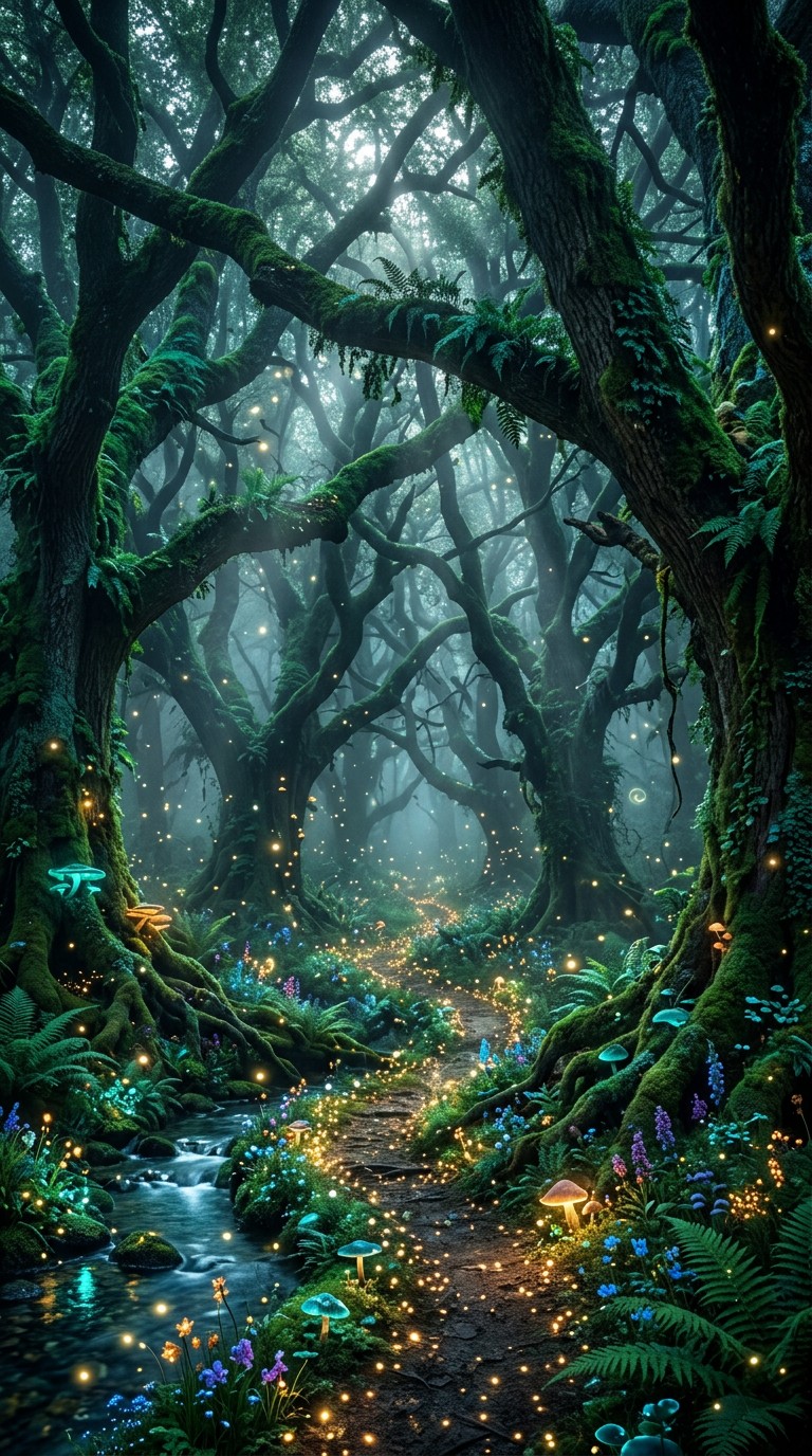 Free Enchanted Woodland Path Image - Forest, Enchanted, Magical ...