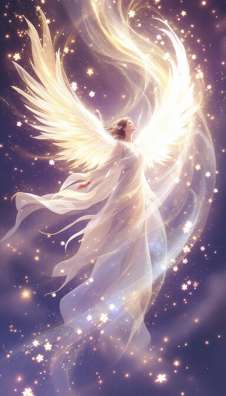 Free Celestial Angel Ascending Image - Angel, Celestial, Wings ...