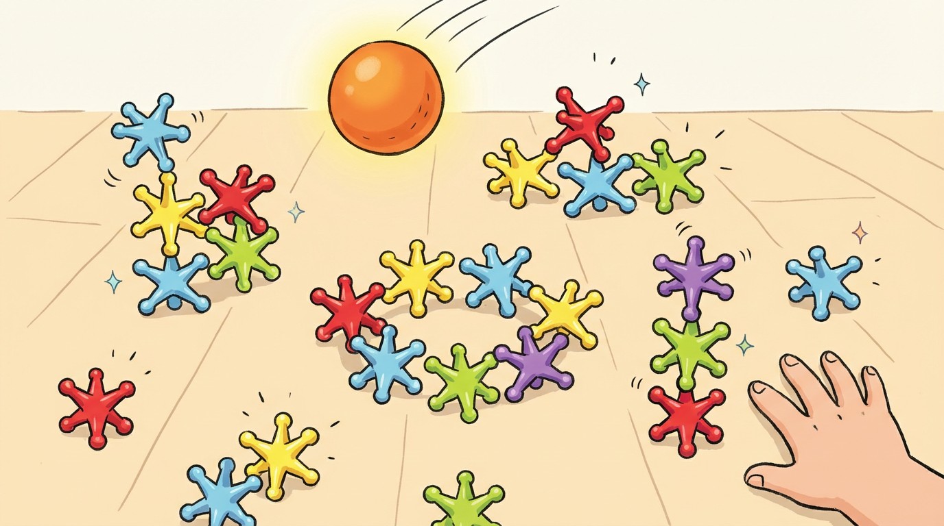 Free Colorful Jacks Game Image - Jacks, Toys, Game | Download at StockCake