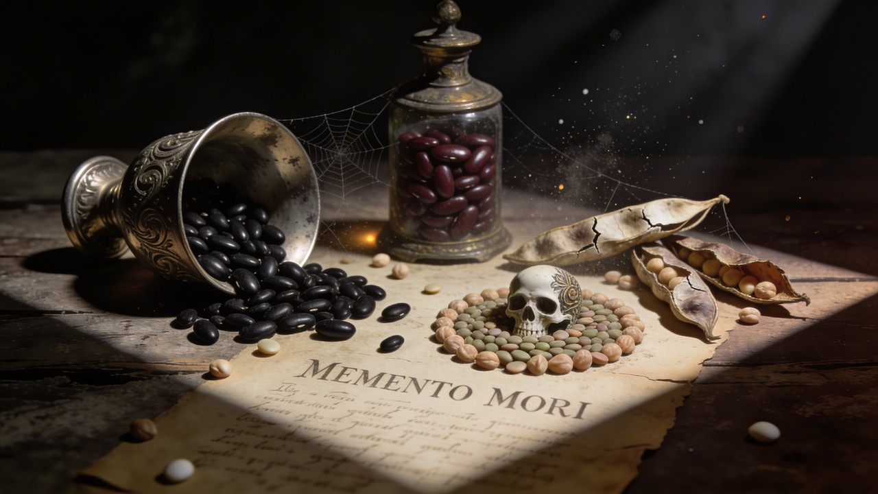 Goth Beans Free Dark Legume Art Image - Gothic, Beans, Legumes | Download at StockCake