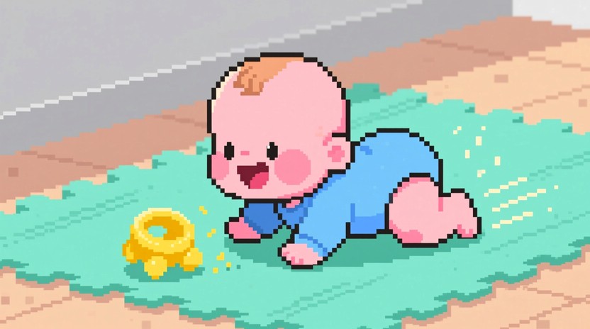 Free Crawling Pixel Joy Image - Baby, Crawling, Pixel | Download at ...