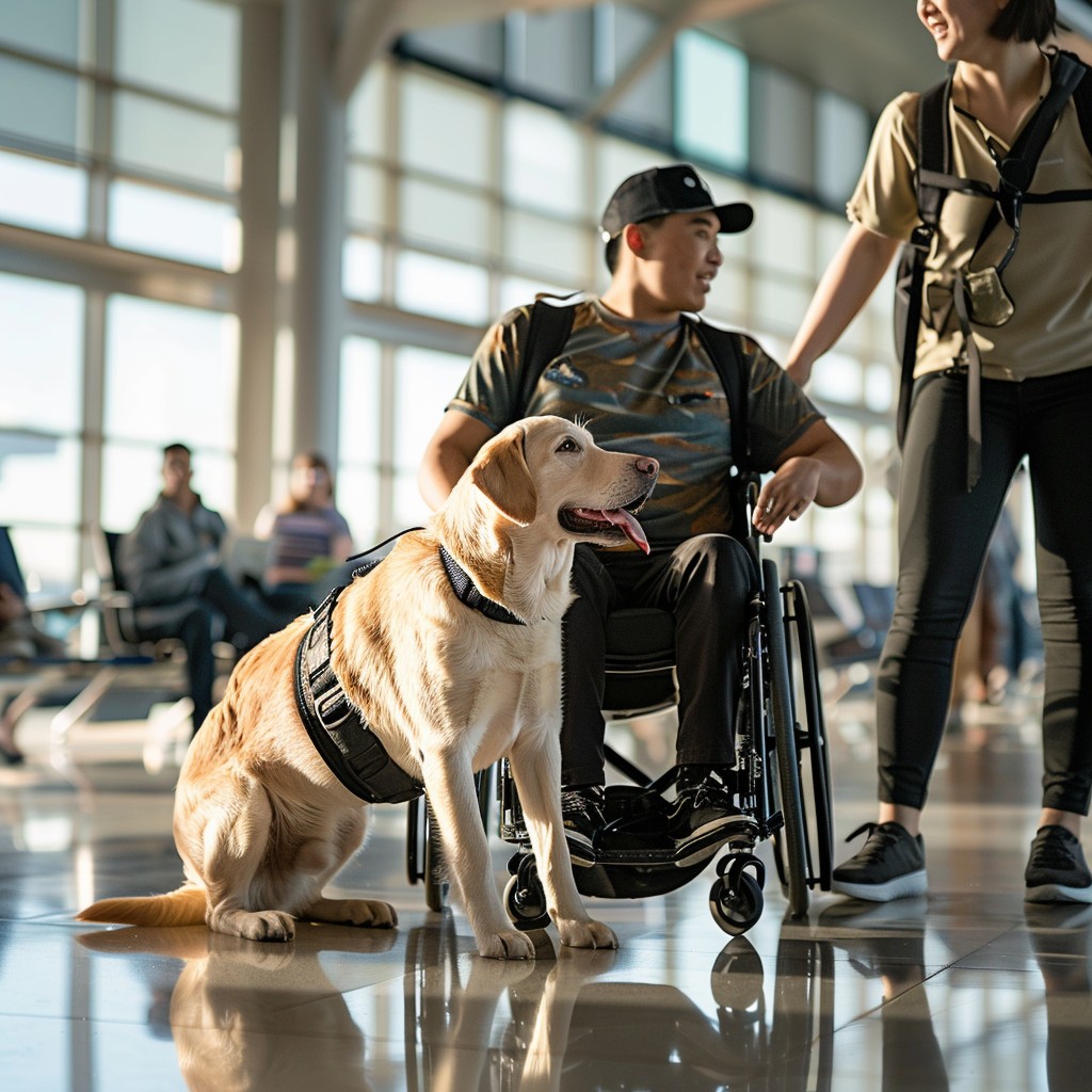 Dogs Assisting Humans Free Assistance dog working Image - Airport, Assistance, Dog | Download ...