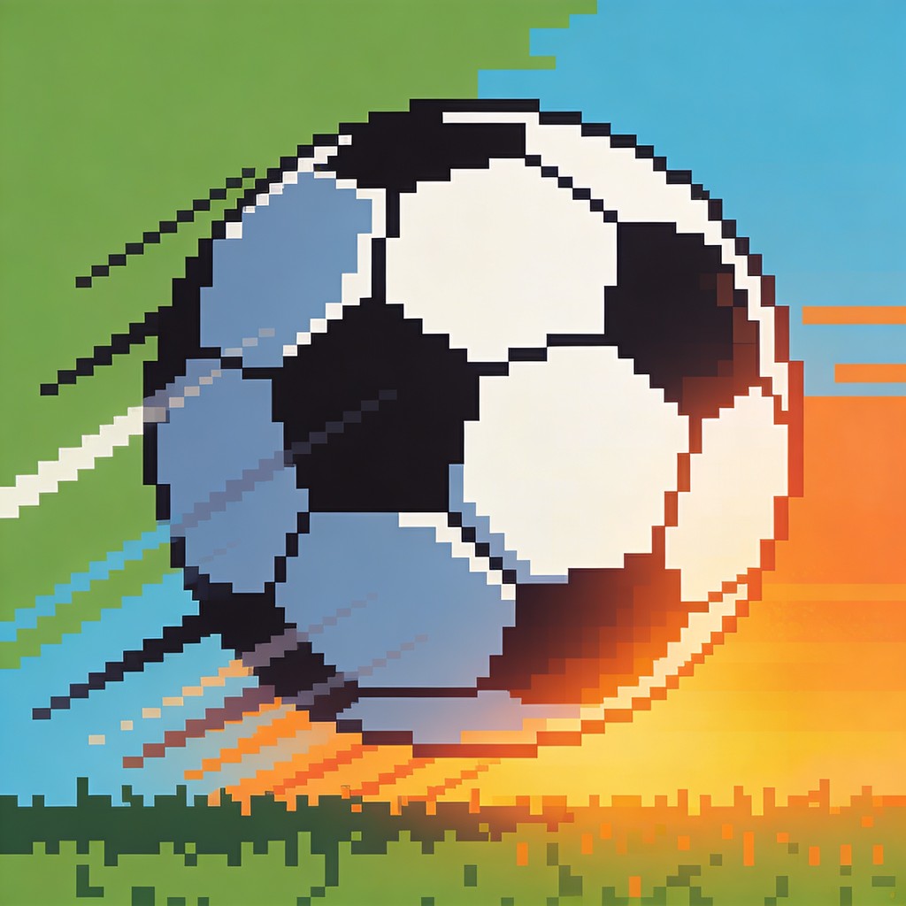 Free Pixel Soccer Action Image - Pixel, Soccer, Football | Download at ...