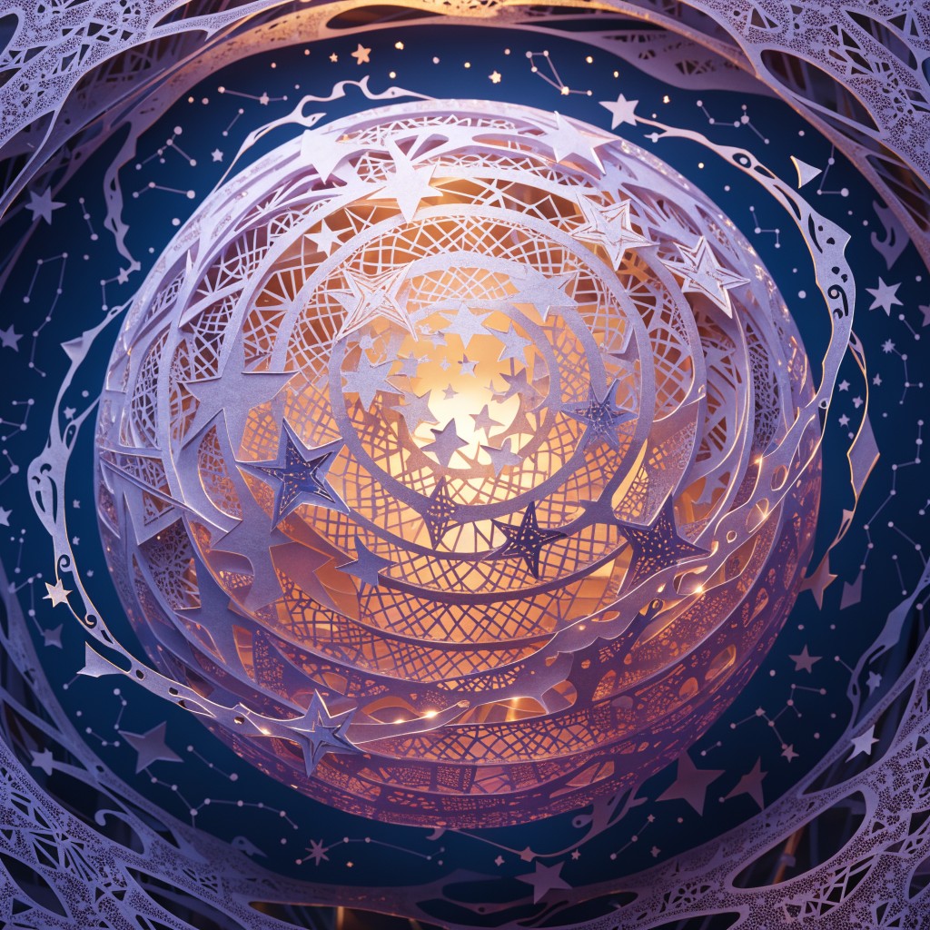 Free Celestial Paper Sphere Image - Kirigami, Orb, Sphere | Download at ...