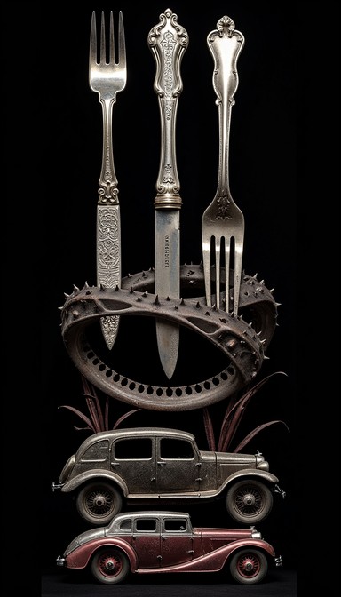 Gothic Machine Colors Download Mechanical Gothic Transformation Image - Silverware ...