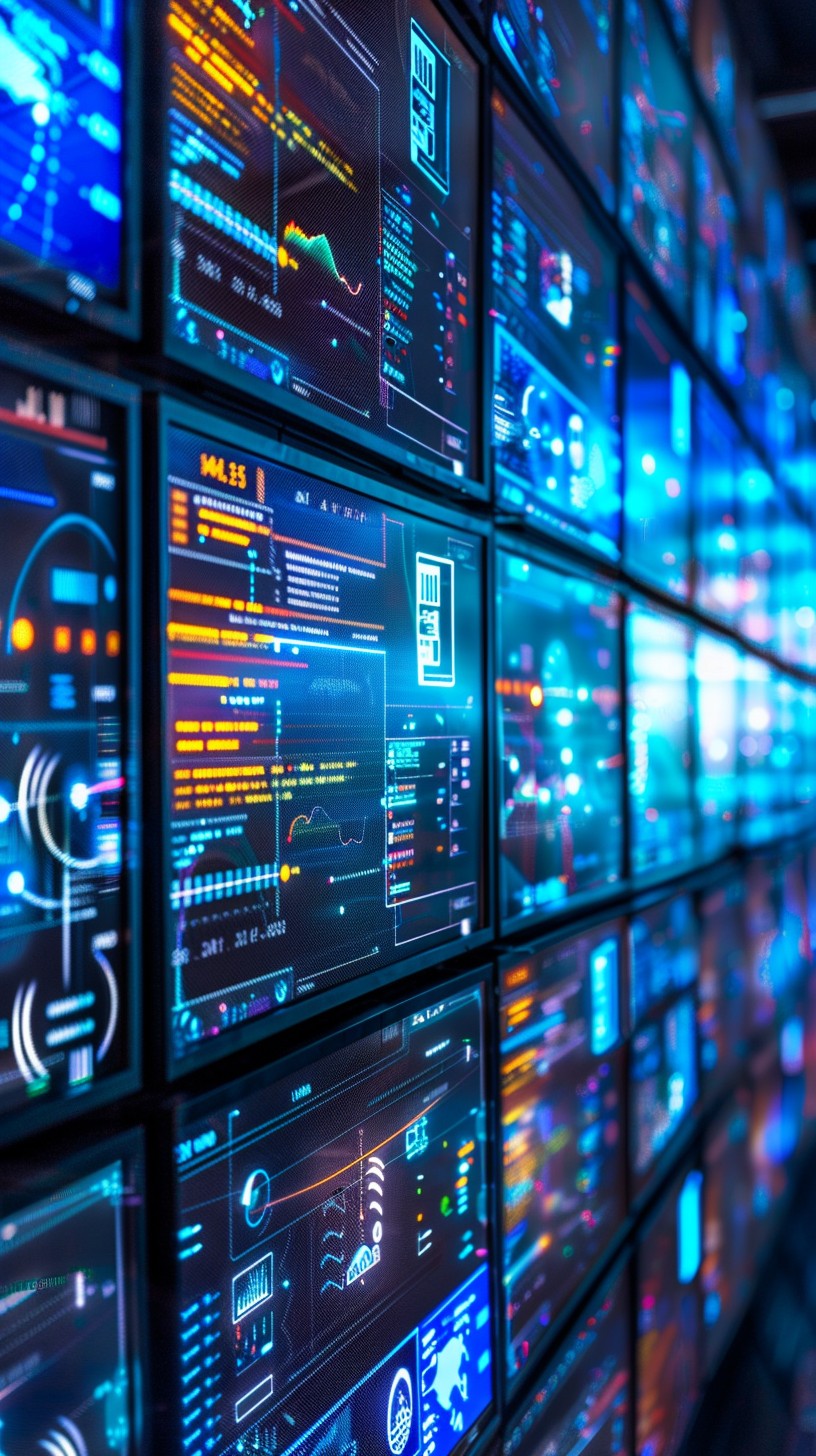 Free Futuristic Control Panels Image - Technology, Data, Screens ...