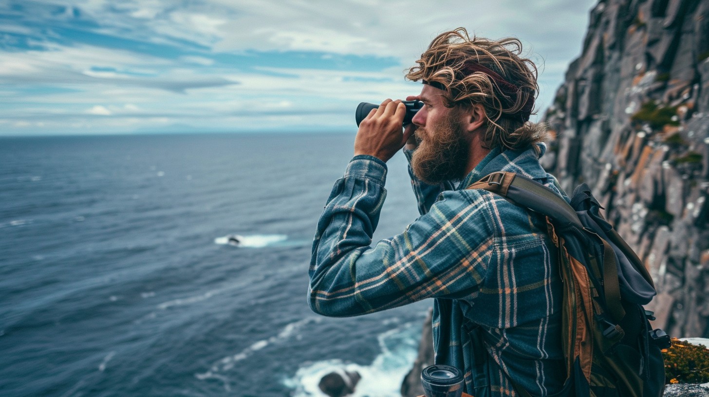 Free Explorer Sees Coast Photo - Explorer, Binoculars, Cliff | Download ...
