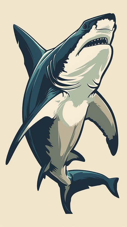 Free Detailed Shark Drawing Image - Shark, Art, Drawing | Download at ...