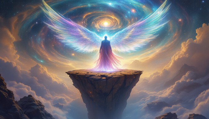 Free Cosmic Guardian Angel Image - Cosmic, Guardian, Celestial ...