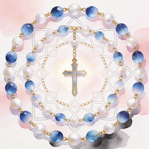 Free Ethereal Divine Rosary Image - Rosary, Crucifix, Watercolor ...