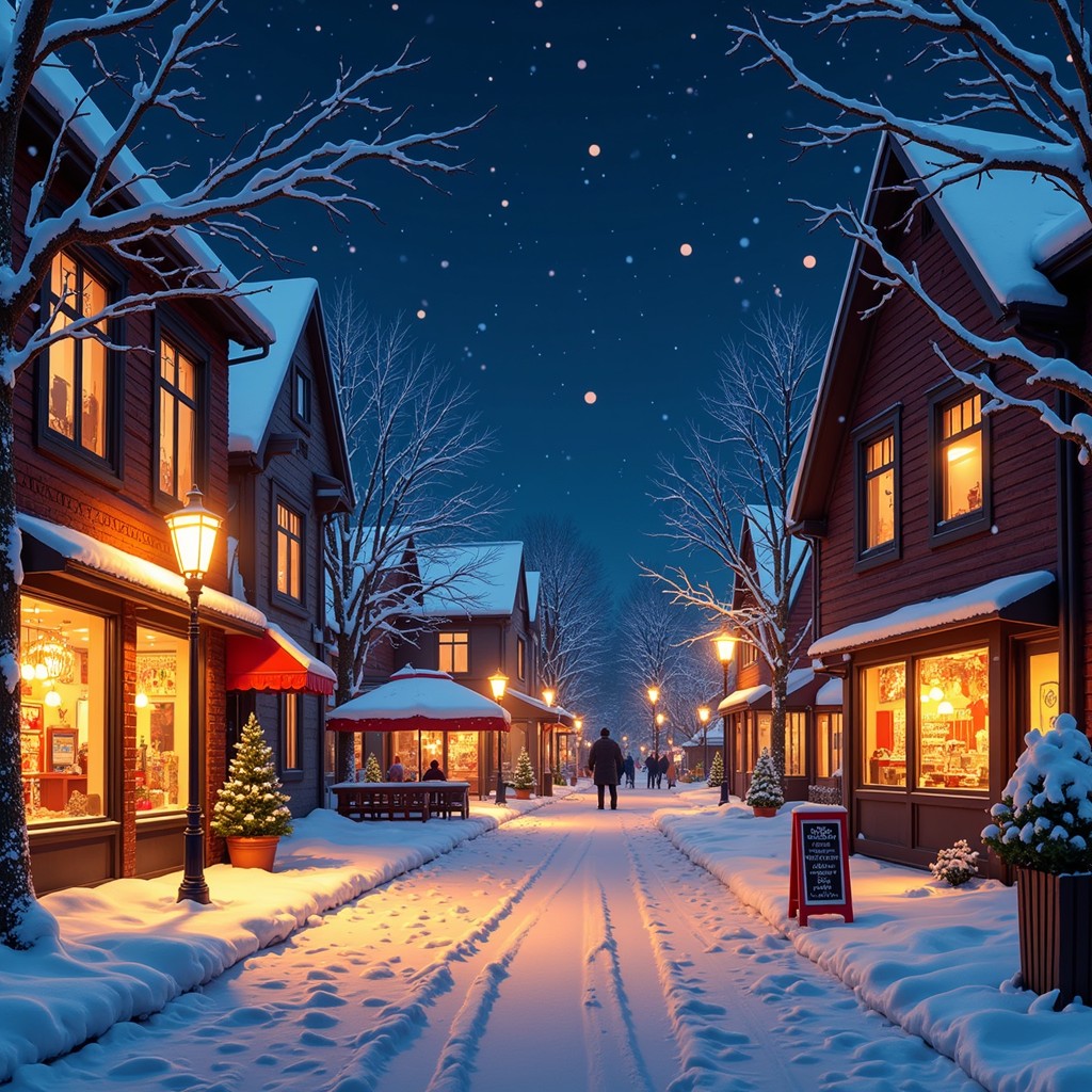 Free Snowy Christmas village Image - Winter, Snow, Village | Download ...