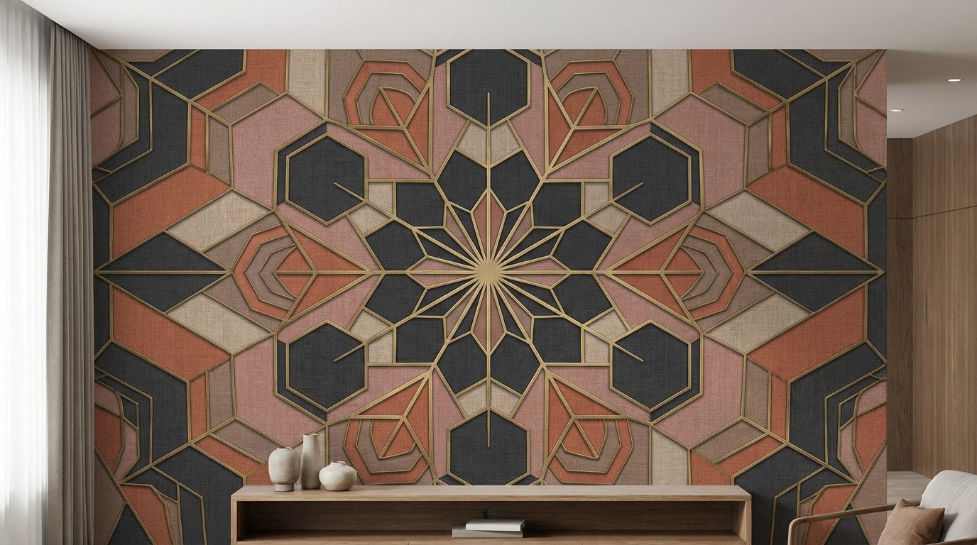 Geometry Wall Pattern Free Geometric Wall Elegance Image - Geometric, Pattern, Symmetry ...