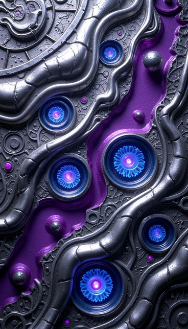 Alien Metallic Pattern Free Alien Metallic Flow Image - Metallic, Purple, Blue | Download at ...