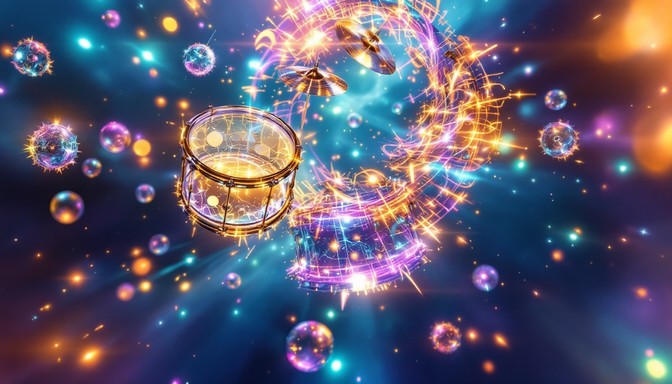 Free Cosmic Musical Magic Photo - Drums, Cymbals, Percussion | Download ...
