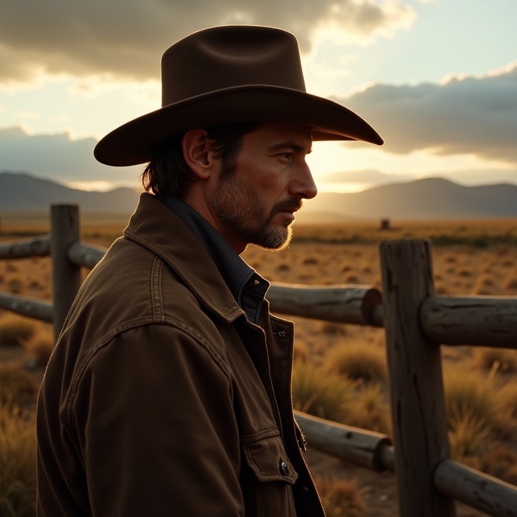 Free Weathered Western Profile Image - Cowboy, Western, Sunset ...