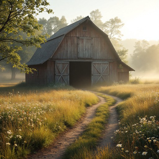 Free Misty Barn Morning Image - Barn, Rustic, Morning | Download at ...