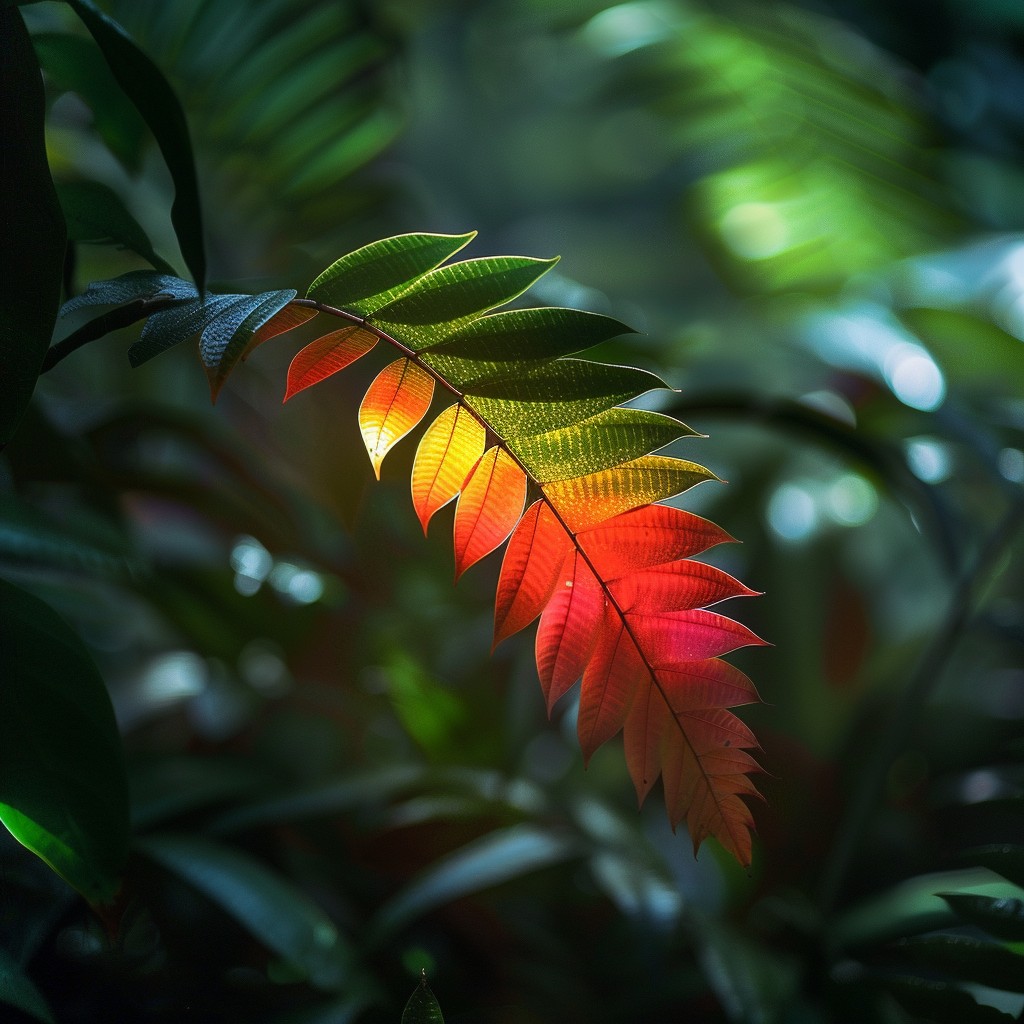 Leaves Gradient Background Free Radiant Leaf Gradient Image - Leaf, Gradient, Sunlight | Download ...