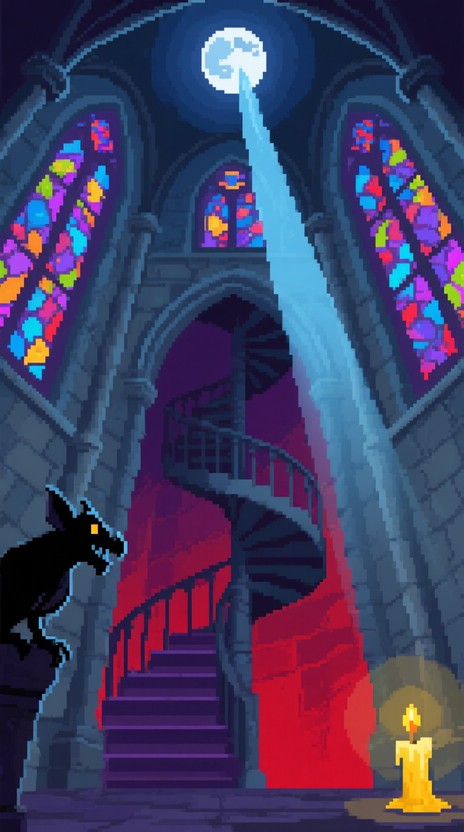 Free Pixelated Gothic Ascent Image - Cathedral, Gothic, Pixel ...