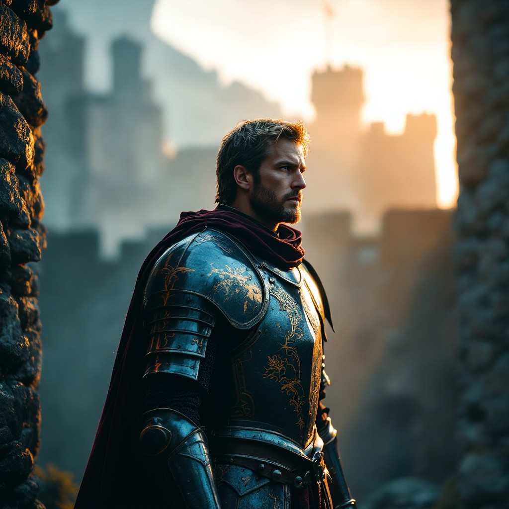 Free Knight At Dawn Image - Knight, Warrior, Armor | Download at StockCake