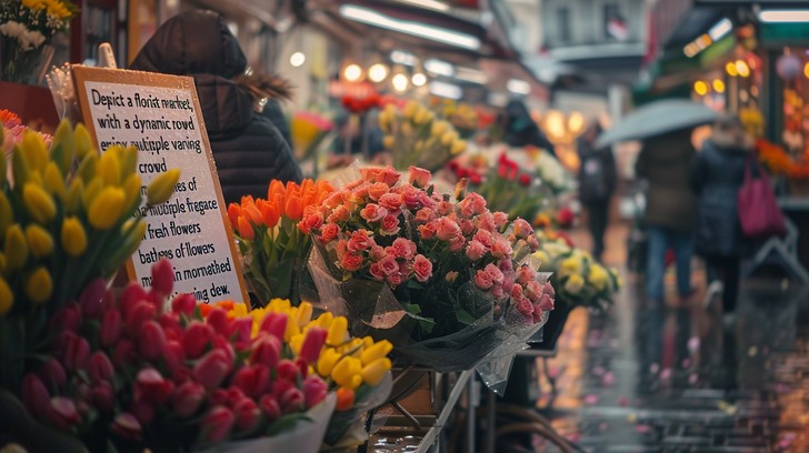 Free Vibrant Flower Market Image - Flowers, Market, Crowd | Download at ...