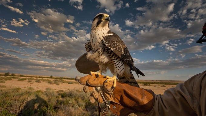 Free Majestic Falcon Perched Image | Download at StockCake