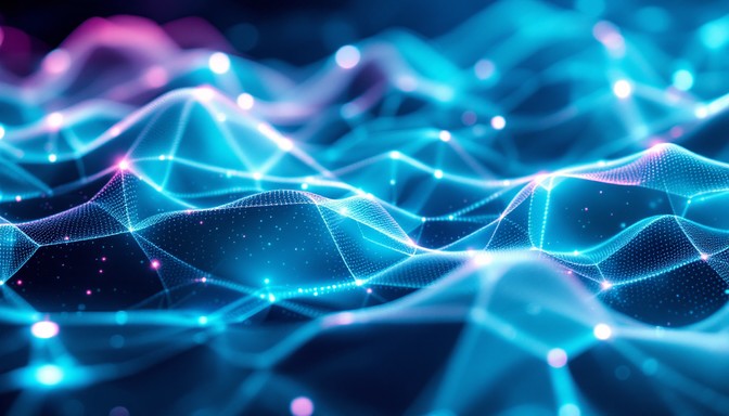 Free Luminous Cyan Matrix Photo - Holographic, Cyan, Digital | Download ...
