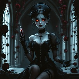 Free Gothic Nurse Couture Image - Gothic, Nurse, Animated | Download at ...
