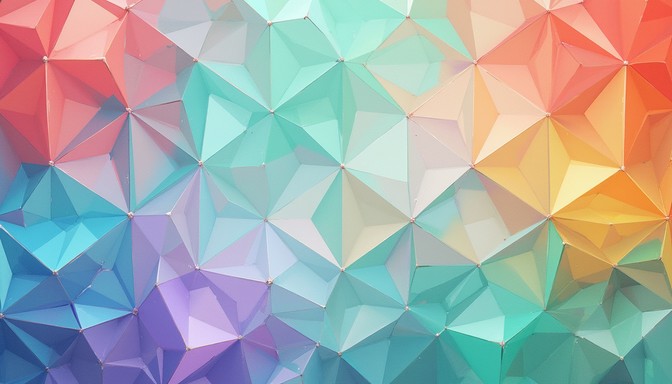 Triangle Prismatic Pattern Free Prismatic Shape Progression Image - Geometric, Polygons, Triangles ...