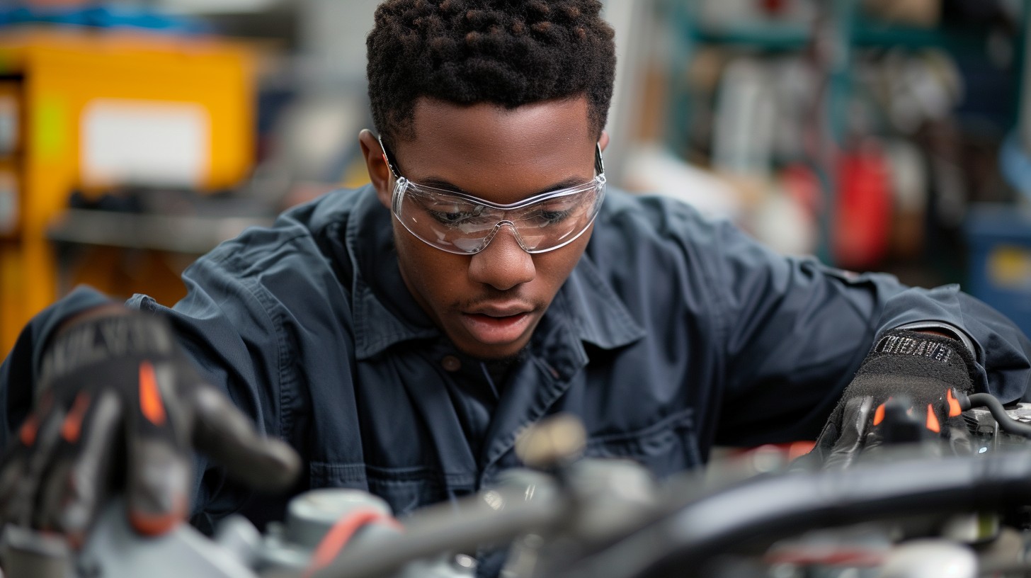 Job Work Technically Free Focused Technical Work Image - Technician, Safety, Gloves ...