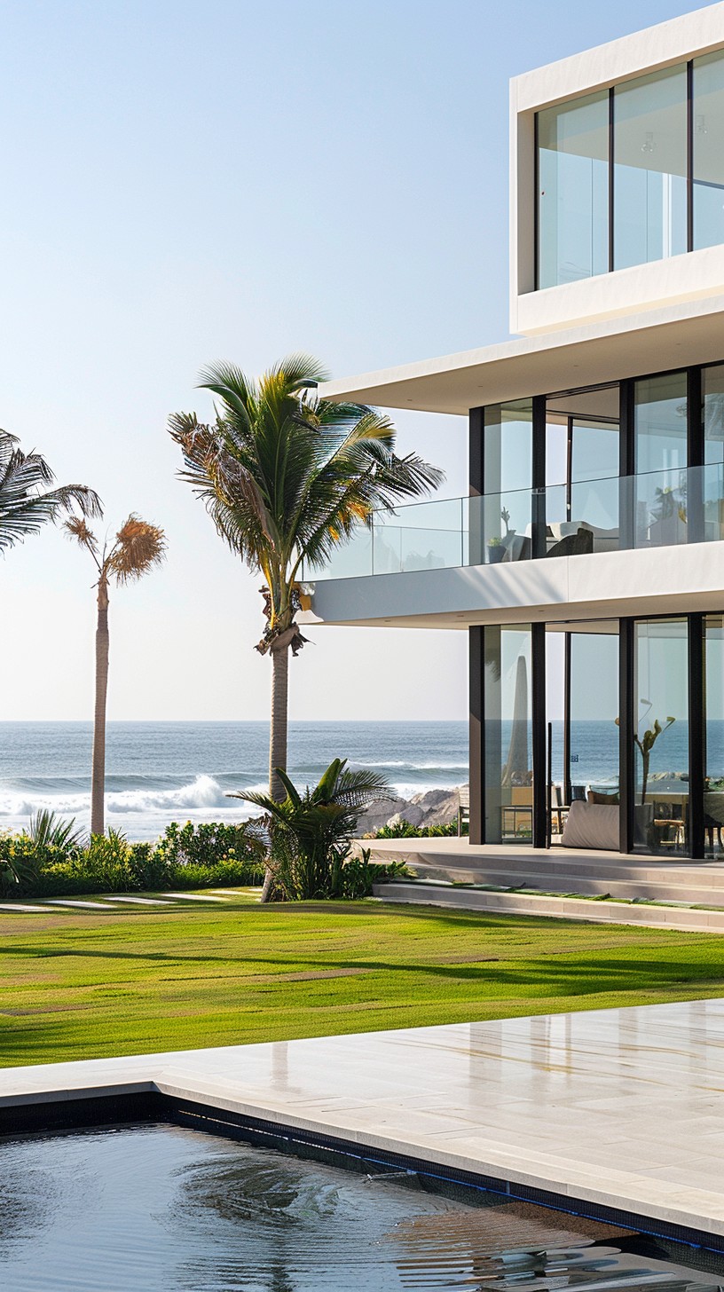 Free Luxurious Beachfront Living Image - Villa, Luxury, Beachfront ...