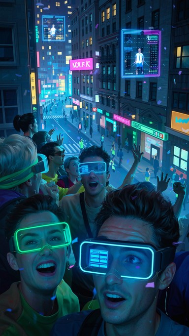 View of Free Cyberpunk Marathon Spectators Image - Cyberpunk, Futuristic, Neon ...