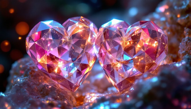 Free Burning Crystal Heart Image - Heart, Crystal, Fire | Download at ...